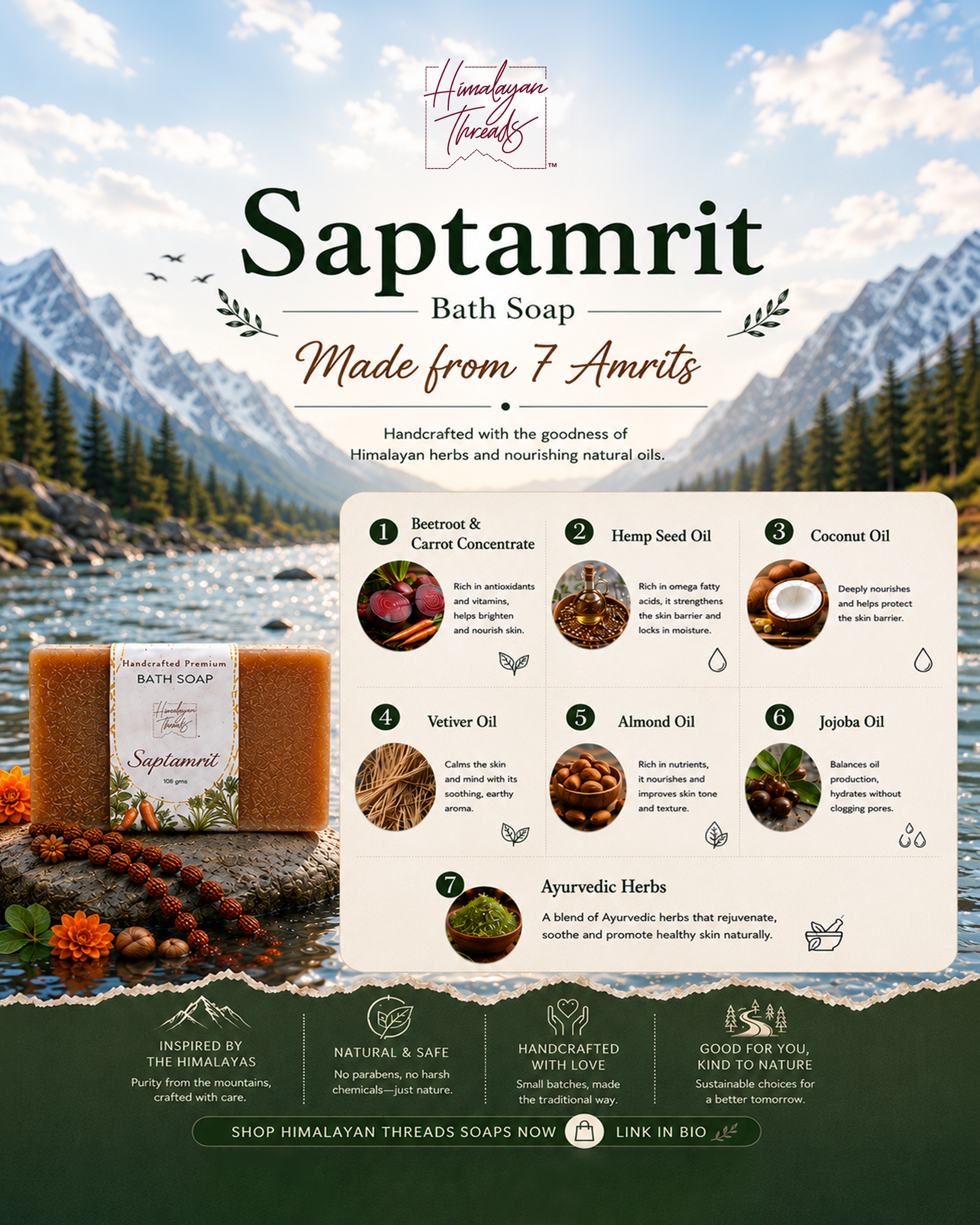 Saptamrit Soap - Image 3